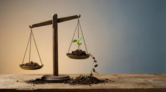 Composition symbolique représentant la décision stratégique d'investir dans le conseil d'entreprise avec un retour sur investissement élevé