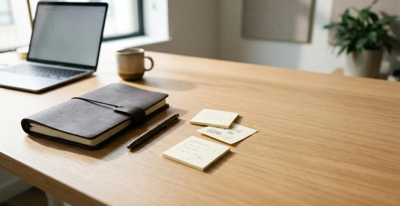 Vue d'ensemble d'un environnement de travail stratégique illustrant la planification budgétaire pour la communication d'entreprise